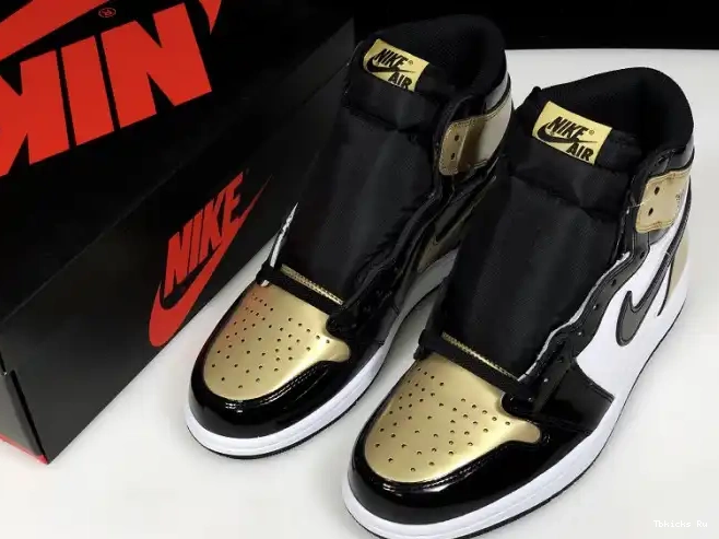 Rep TBK 1 Retro Toe 861428-007 High Glod Air Jordan 0324